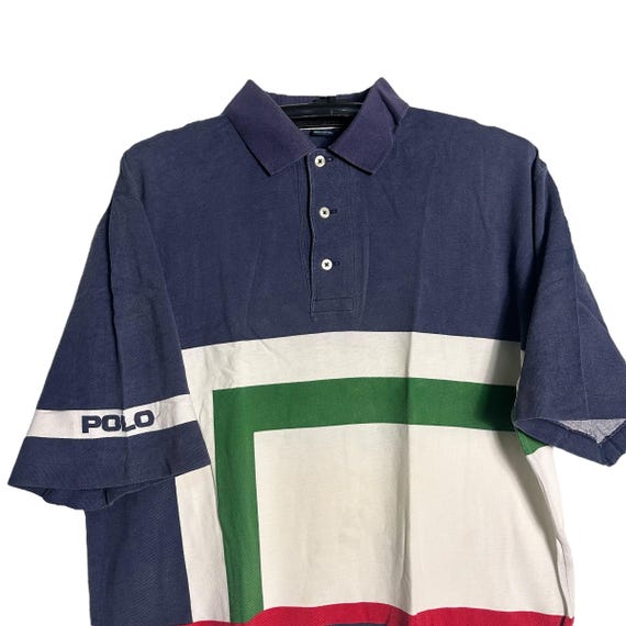トップス Vintage polo Ralph Lauren Vintage Polo Ralph Lauren Abstract Polo Shirt - Etsy