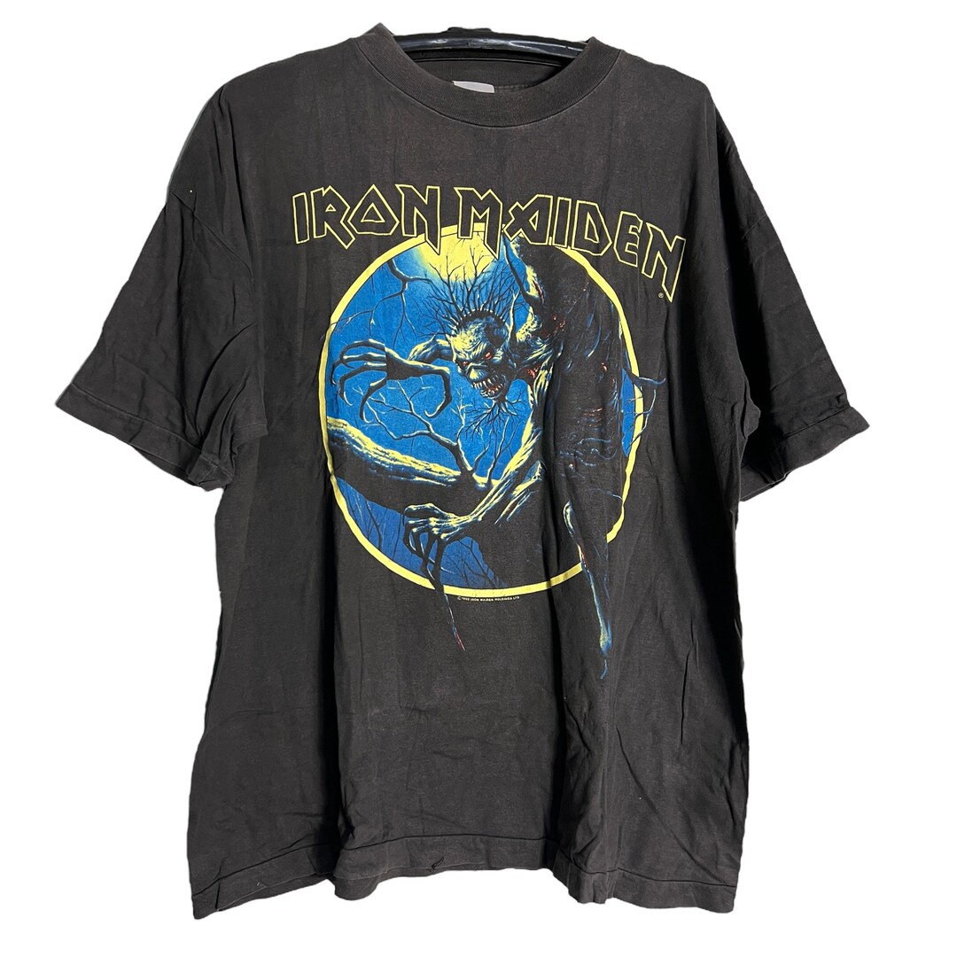 ヴィンテージTシャツ IRON MAIDEN Fear Of The Dark RARE Vintage 1992 Iron Maiden Fear Of The Dark All Over