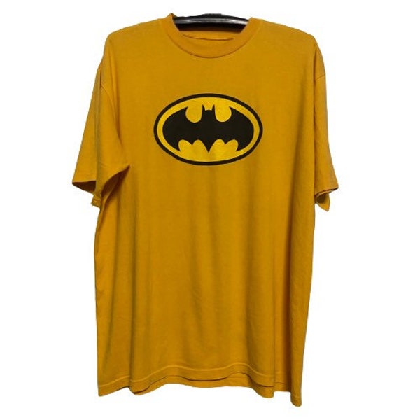 Authentic Vintage Batman Logo Shirt Yellow Color