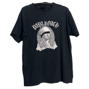 Vintage Papa Roach Band Love Hate Tragedy T-shirt