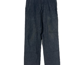 Dries Van Noten X Verner Panton Brown Cotton Wave Denim Pants Size