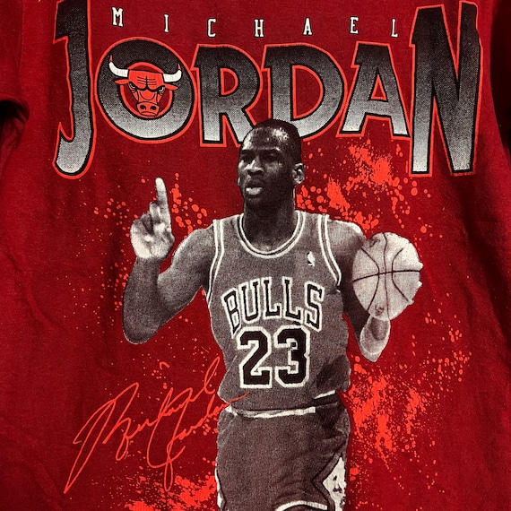 Michael Jordan Chicago Bulls Tシャツビンテージ Michael Jordan NBA Graphic Tee Shirt Chicago Bulls Retro