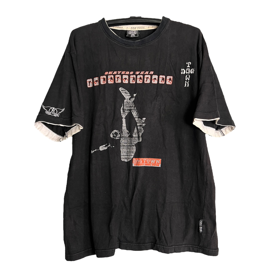 DOGTOWN vintage 90s Tシャツ　フェード old DOGTOWN デザインTシャツ フェード シングル 90s FRUIT