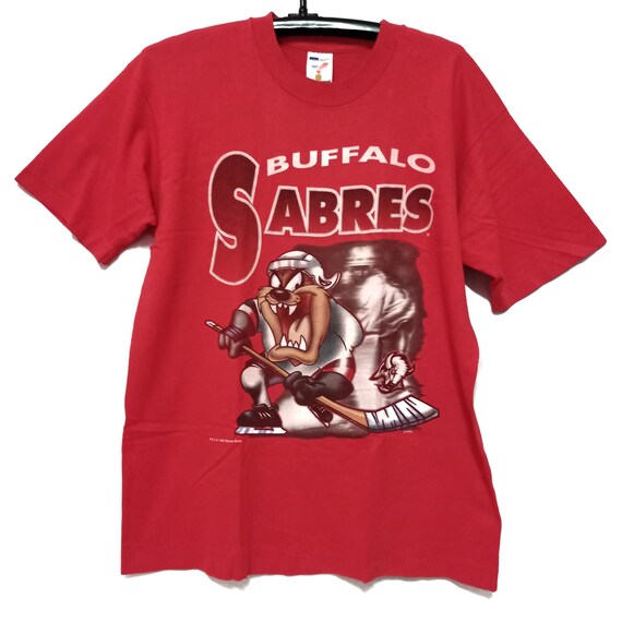 Tazzmania x Buffalo Sabres Shirt Authentic Hockey