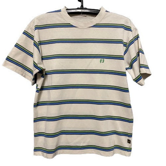 Buy Authentic Vintage Hang Ten Stripes Shirt White Color Online in