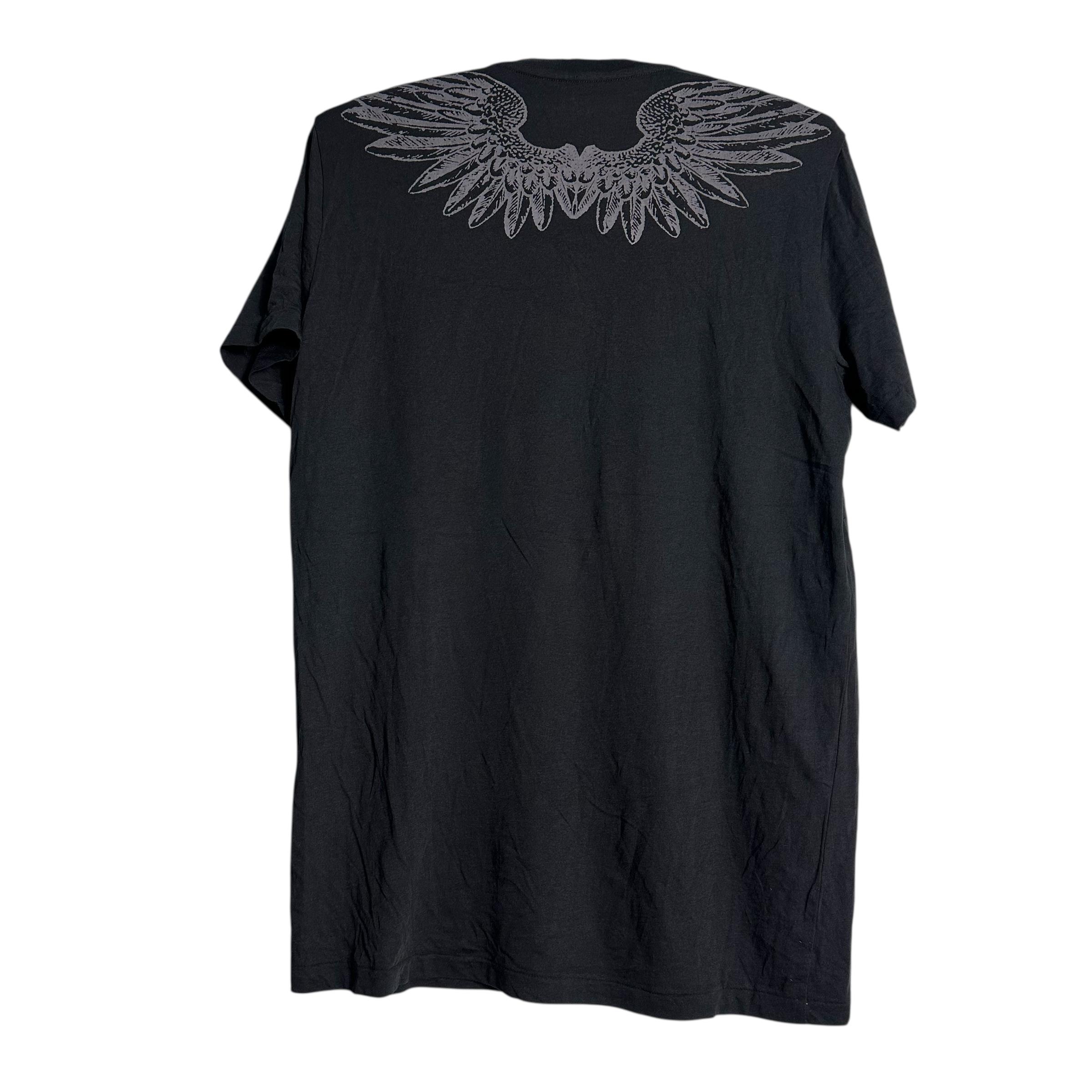 armani exchange トップス Shury Vintage Vintage Armani Exchange AX Rhinestone Wing OG V-neck T-shirt