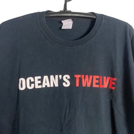 00s Oceans twelve vintage movie tee L