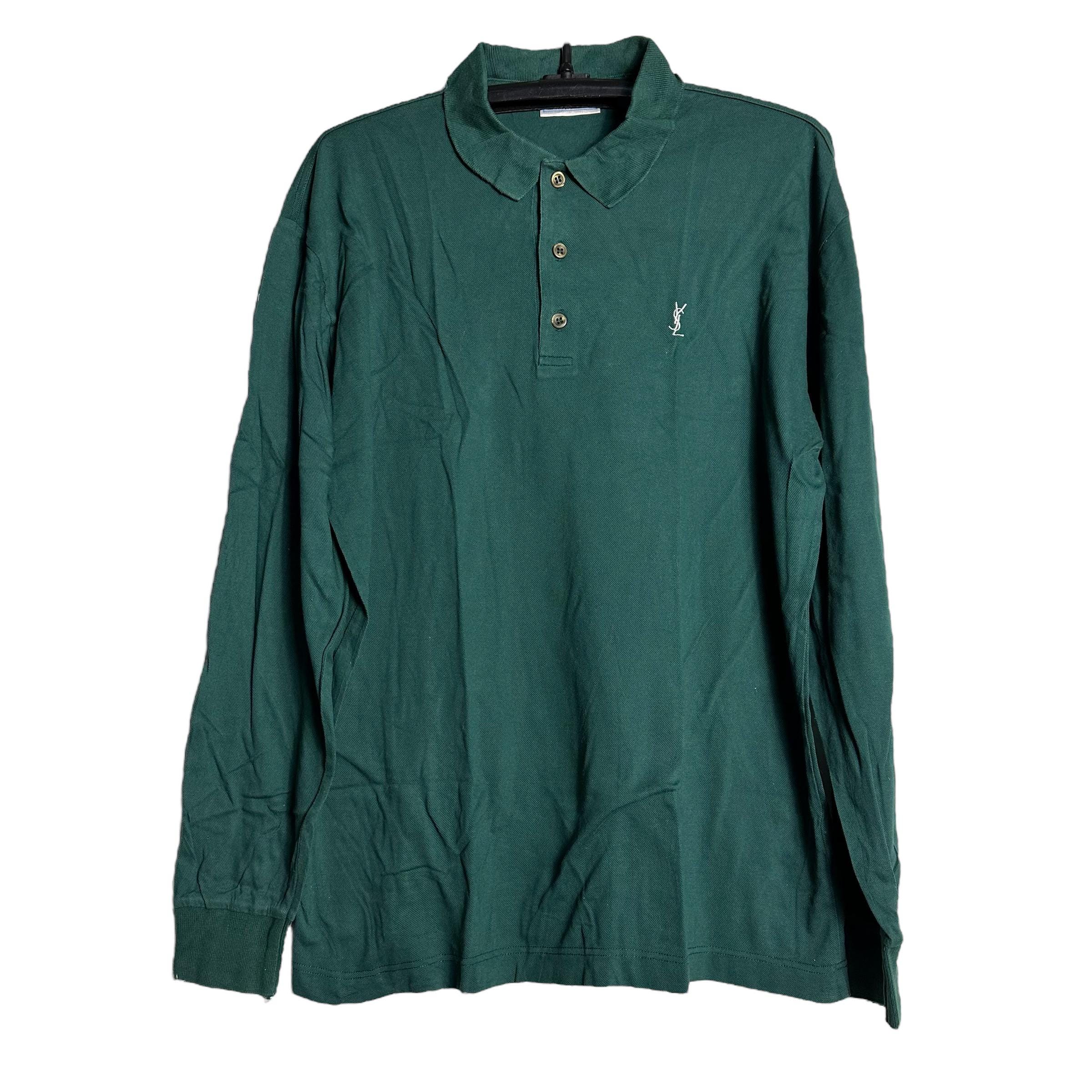 Vintage YSL Yvessaintlaurent L/sleeve Polo Shirt - Etsy Vintage YSL Yvessaintlaurent L/sleeve Polo Shirt - Etsy