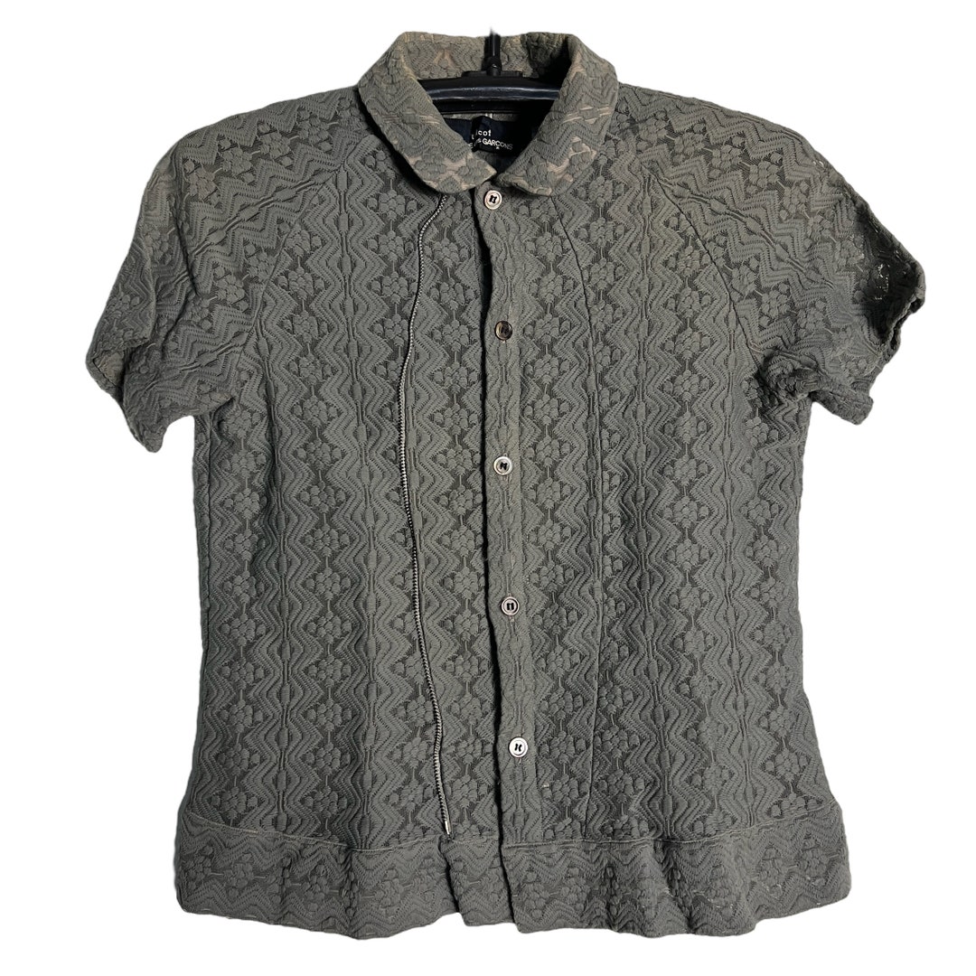 Vintage Tricot Comme Des Garcon Knit Sheers Double Zipper