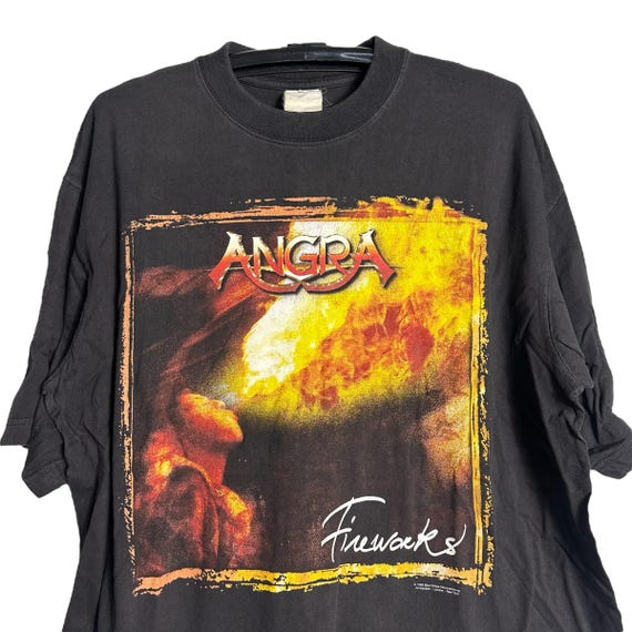 Vintage Angra Metal Band World Tour 98-99 OVP T-shirt - Etsy