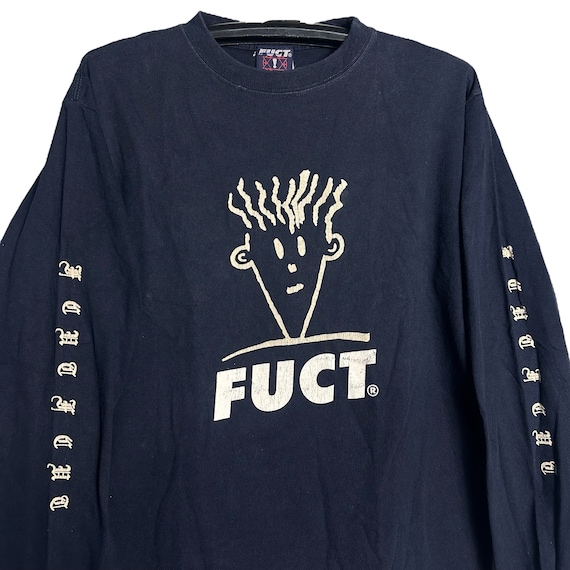 Vintage Fuct X Fido Dido Long Sleeves Streetwear Shirt - Etsy