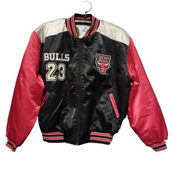 Michael Jordan x Chicago Bulls Bomber Reversible Jacket Large Size