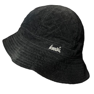 Vintage Kansai Yamamoto Eye Corduroy Bucket Hat
