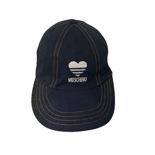 Moschino Jeans Love Denim Baseball Cap Made in Italy - Etsy display picture 3