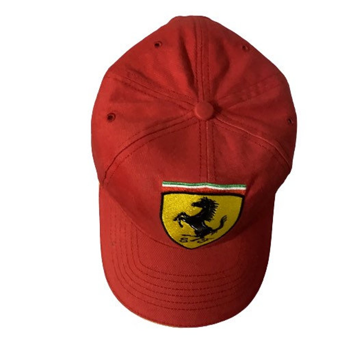 Authentic Ferrari Official Baseball Cap Hat Red Color Free Etsy