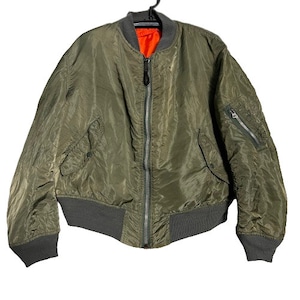 S*ぬ様 90s alpha reversible ma-1 flight jk Vintage 90s Alpha Industries MA-1 Bomber Jacket Reversible