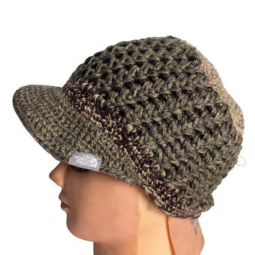 north face knit hat with brim