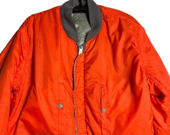 Vintage Corinth MFG MA-1 Reversible Flight Bomber Jacket - Etsy