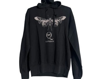 Alexander McQueen McQ Black Fly Hoodie Pullover Sweat