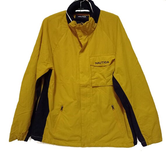 Nautica Zipper Jacket Yellow Color