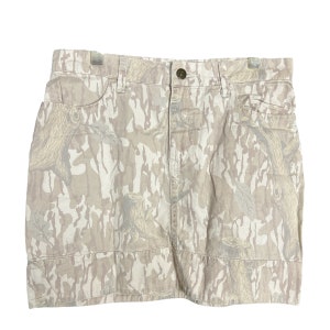 Vintage Tsumori Chisato Issey Miyake Designer Camo Mini Skirt