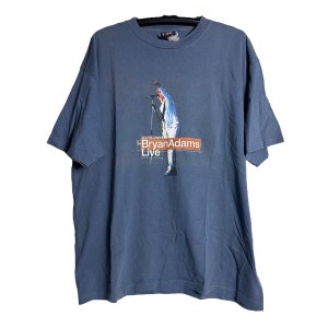 Vintage Bryan Adams Live Tour 2000/2001 Promo T-shirt