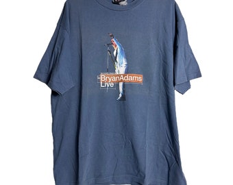 Bryan Adams 1994 コンサートTシャツ Lサイズ Vintage Bryan Adams 1994 Tour T-shirt Medium Black Rock