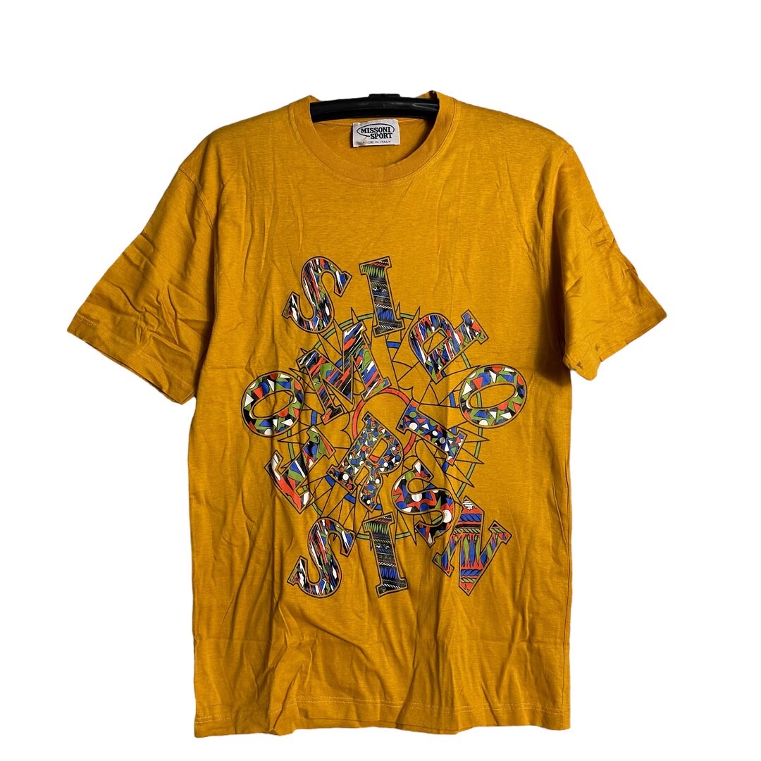 90s MISSONI SPORTS  カラフルポップロゴ Tシャツ 90s MISSONI SPORTS カラフルポップロゴ Tシャツ - メルカリ