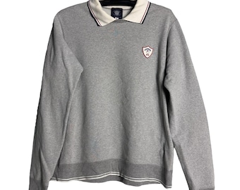 Vintage A Bathing Ape BAPE Long Sleeve Polo Sweatshirt