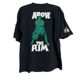 Vintage 90s Reebok Above The Rim Shirt Tupac Shakur Single Stich