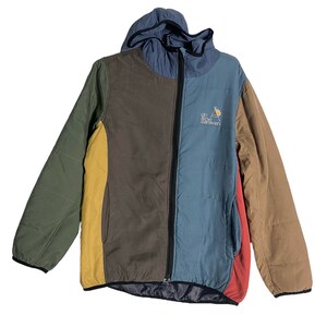 Vintage Go Slow Caravan Multicolour Fleece Sherpa Hoodie