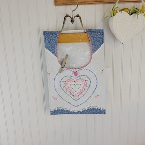 Clothes pin bag Peg bag Cotton clothes pin bag Vintage clothes pin bag