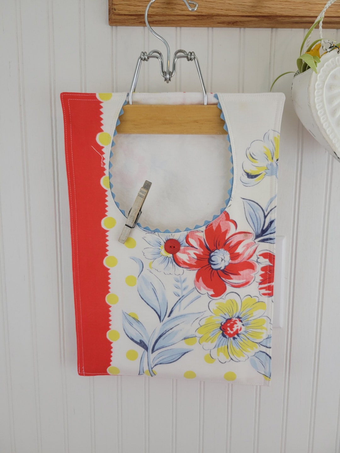 Clothes Pin Bag Peg Bag Cotton Clothes Pin Bag Vintage Clothes Pin Bag