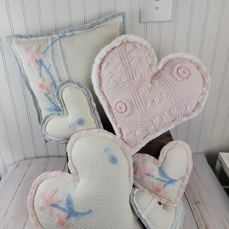 Chenille Pillow w/Various Churches