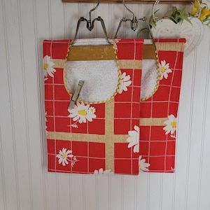 Clothes pin bag Peg bag Cotton clothes pin bag Vintage clothes pin bag