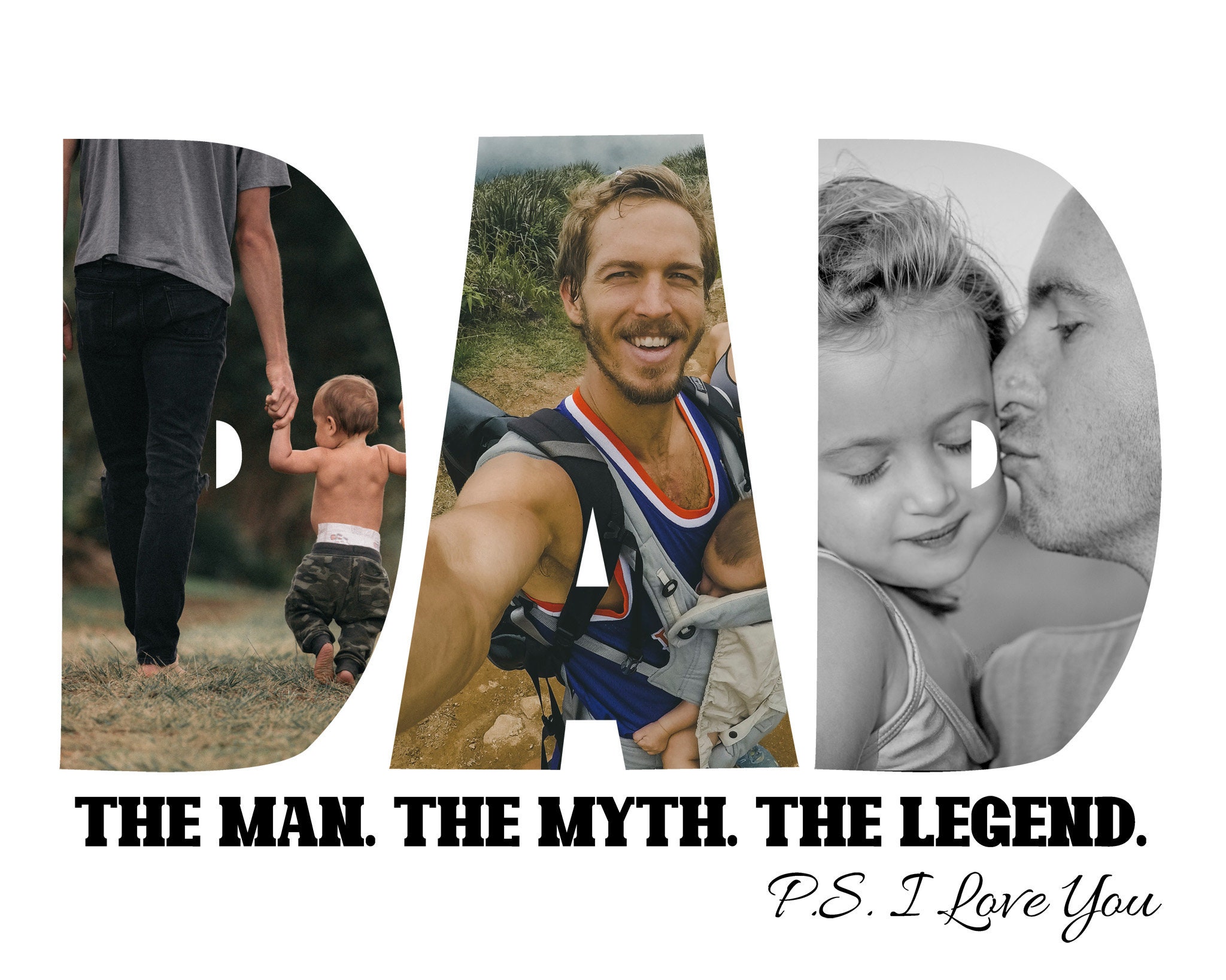 Dad Editable Photoshop Template Collage The Man The Myth Etsy Dad Editable Photoshop Template Collage The Man The Myth Etsy