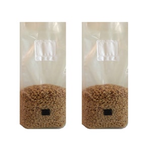 4lb Wheat Grain Spawn Mushroom Substrate Bags - Made-to-order