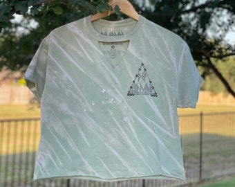 Camiseta desteñida de Def Leppard: camiseta desgastada de banda de rock, cuello corto