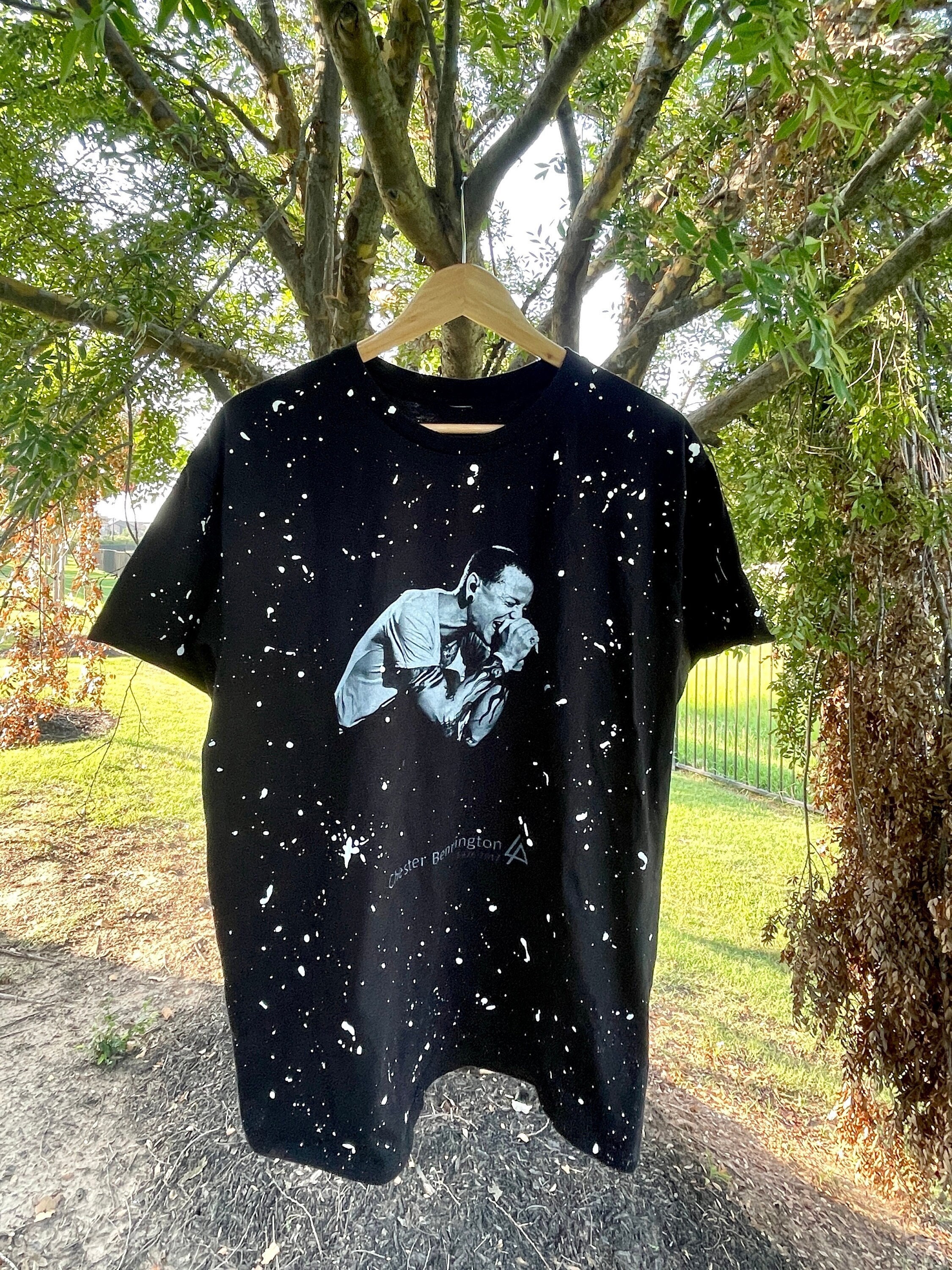 T-shirt Homme Rock Chester Bennington - Impressions Groupe Nu Metal, Manches Courtes, Coté Fan Musique