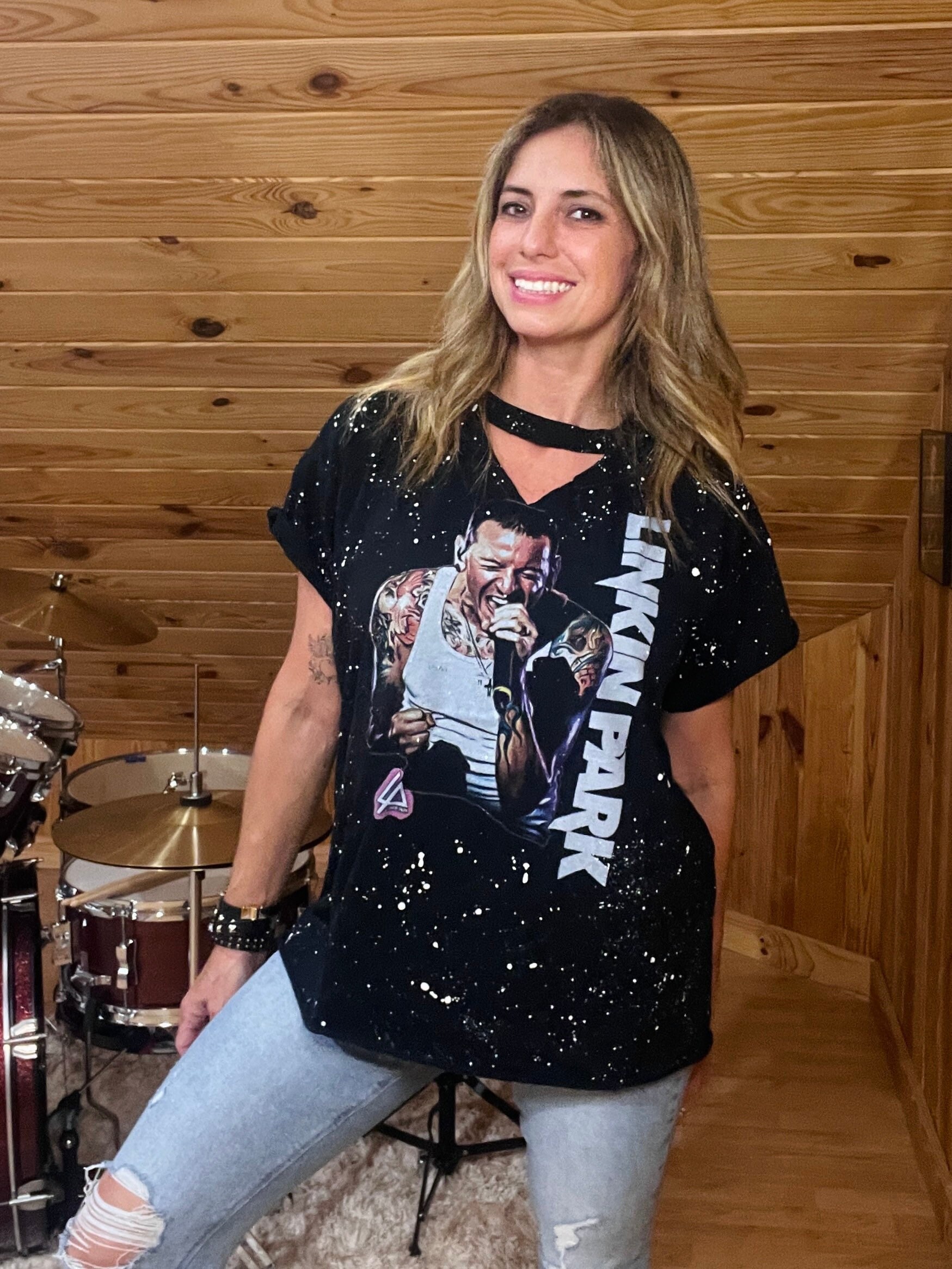 Linkin park 2025 t shirt chester