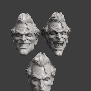 Joker head sculpt 1/10 7 inch dc multiverse figures joaquin phoenix