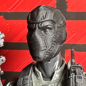 Storm Shadow GI Joe Classified 1/12 scale head unpainted modern ninja mezco legends 1:12