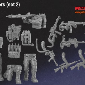 Cobra troopers 28mm army builder set 2 3d printed minis GI Joe tabletop