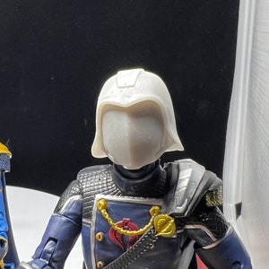Cobra Commander Classic Helmet GI Joe Classified 1/12 scale head unpainted 1:12