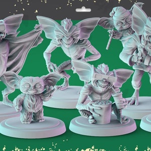 Gremlins 36mm Minis tabletop gaming, DnD Gizmo mogwai