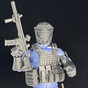 Cobra Viper Classic Helmet GI Joe Classified 1/12 scale head unpainted 1:12