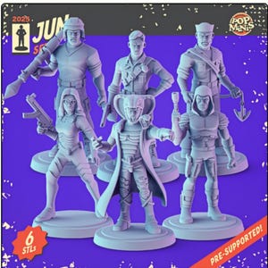 GI Joe 34mm Minis tabletop gaming, DnD Zartan | Duke | Serpentor| Baroness
