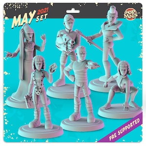 The Fifth 5th Element DND Minis 36mm Minis |Korben Dallas| Leeloo| Multi pass | Zorg