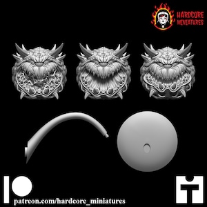 Doom Cacodemon Pain Elemental 32 mm dnd miniatura doom videogame almôndegas