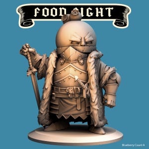 Blueberry Count--Food Fight! tabletop gaming DnD 32mm | 75MM
